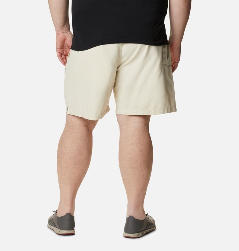 Men's Columbia PFG Brewha II Shorts Beige | Plus Size CA-YCL14